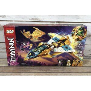 NEW LEGO Ninjago Zane's Golden Dragon Jet 71770 SEALED Retired Cole Vangelis